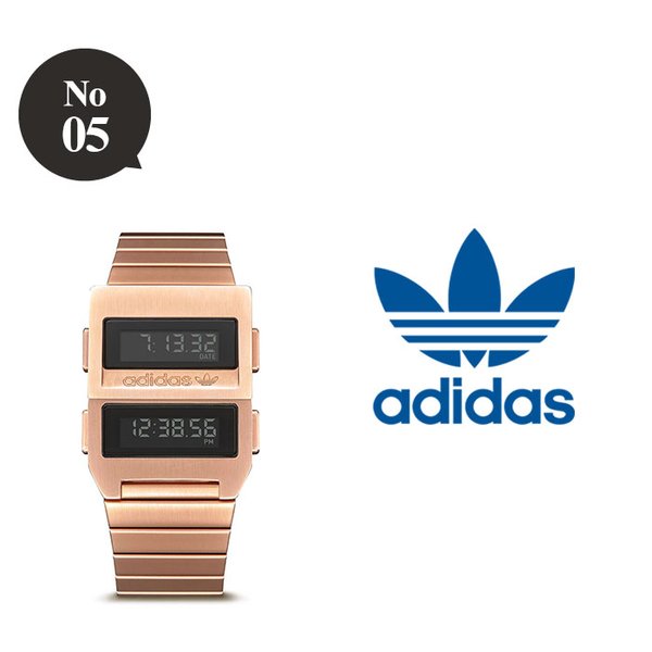 【定期販売】7FQ adidas Originals アディダスオリジナルス デジタル腕時計 ARCHIVE MR2 WATCH クォーツ SS シルバー アディダス