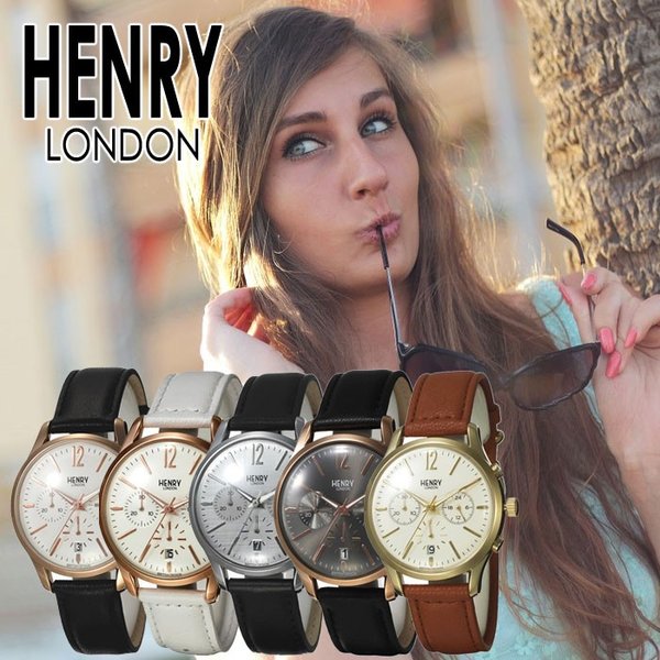 ヘンリーロンドン 腕時計 レディース 39mm HENRYLONDON 時計 ヘンリー ロンドン HENRY LONDON リッチモンド クロノグラフ