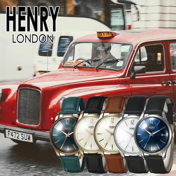ヘンリーロンドン 腕時計 メンズ レディース 39mm HENRYLONDON 時計 ヘンリー ロンドン 時計 HENRY LONDON 腕時計 ハイゲート HIGHGATE ブラウン ブラック