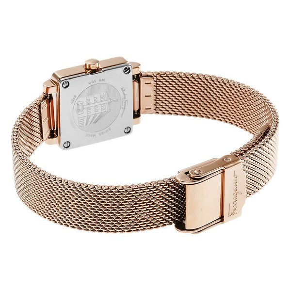 Salvatore Ferragamo 腕時計 サルバトーレフェラガモ 時計 スクエア SQUARE レディース 腕時計 ホワイト SFBY00219の画像