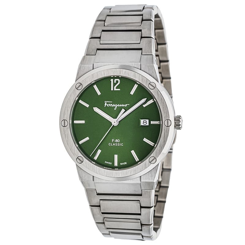 【極美品】フェラガモ F-80 クラシック SFDT02123 箱付メンズ腕時計 FERRAGAMO（フェラガモ） サルバトーレフェラガモ 腕時計 Salvatore
