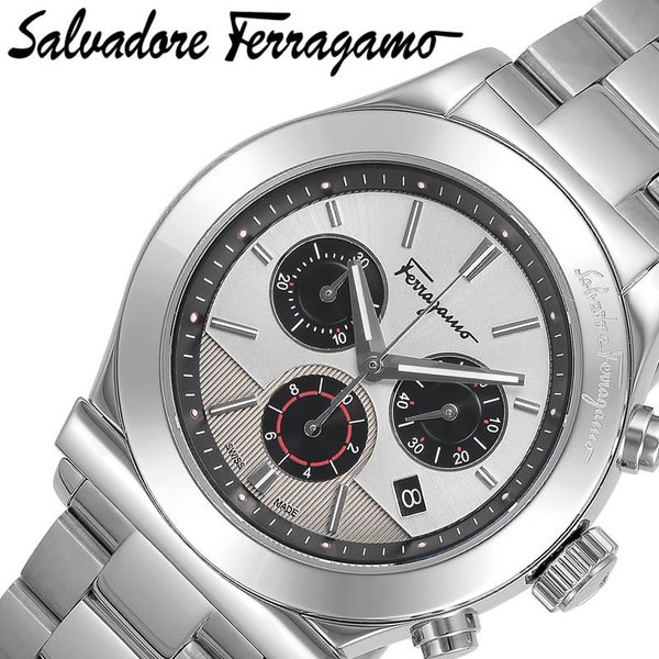 Salvatore Ferragamo 腕時計 サルバトーレフェラガモ 時計 1898 メンズ 腕時計 グレー SFFM01420
