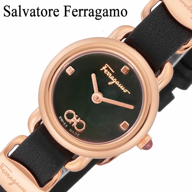 サルバトーレフェラガモ 腕時計 Salvatore Ferragamo 時計 バリナ VARINA レディース 腕時計 ブラック ヴァリナ SFHT01522 イタリア ブランド 高級 人気