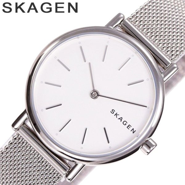 スカーゲン 腕時計 SKAGEN 時計 SKAGEN 腕時計 スカーゲン 時計 シグネチャー SIGNATUR レディース 腕時計 ホワイト SKW2692｜hstyle