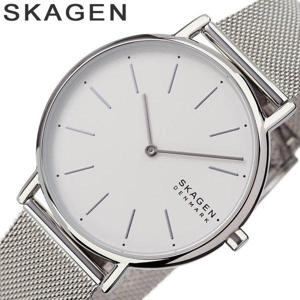 SKAGEN 腕時計 スカーゲン 時計 シグネチャー SIGNATUR ユニセックス 腕時計 ホワイト SKW2785