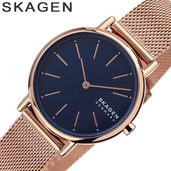 SKAGEN 腕時計 スカーゲン 時計 シグネチャー SIGNATUR レディース 腕時計 ネイビー SKW2837