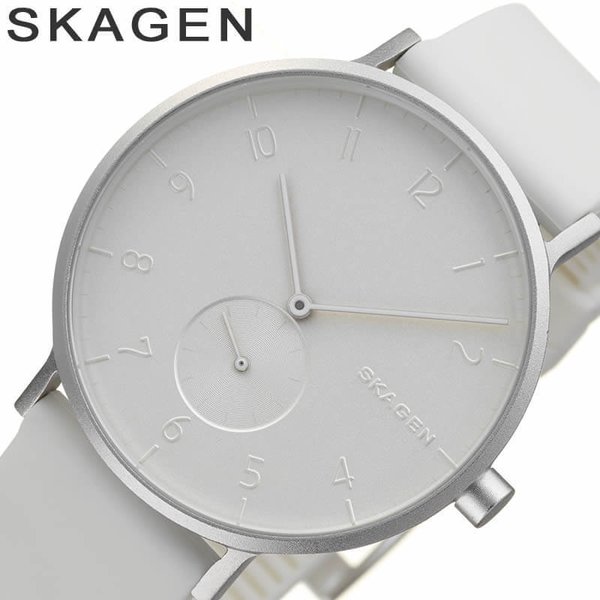 スカーゲン 腕時計 SKAGEN 時計 アーレン Aaren レディース ホワイト SKW6520