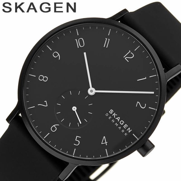 スカーゲン 腕時計 SKAGEN 時計 アーレン Aaren メンズ ブラック SKW6544