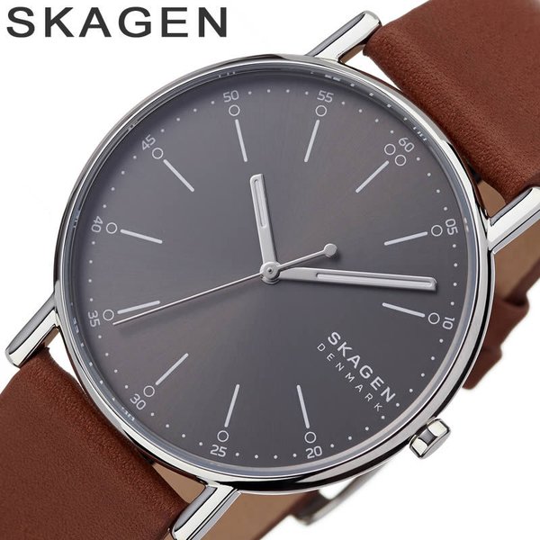 SKAGEN 腕時計 スカーゲン 時計 シグネチャー SIGNATUR ユニセックス 腕時計 グレー SKW6578