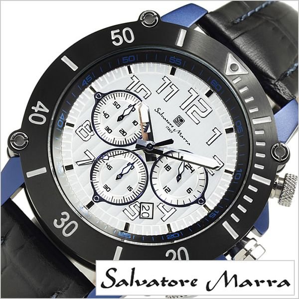 サルバトーレ マーラ 腕時計 Salvatore Marra 時計 SM13115-SSSVBL メンズ