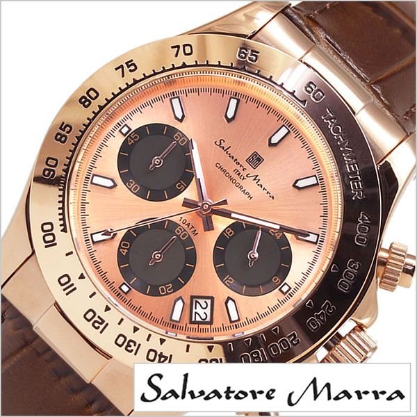 サルバトーレ マーラ 腕時計 Salvatore Marra 時計 SM14104-PGPG メンズ