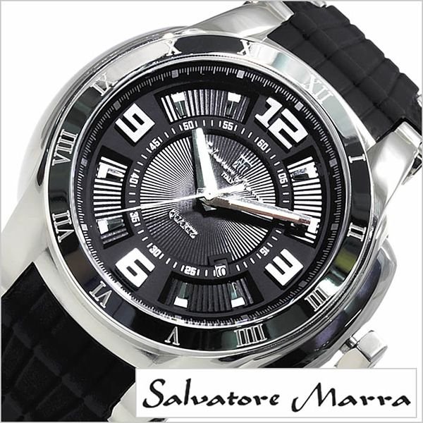 サルバトーレ マーラ 腕時計 Salvatore Marra 時計 カレント モデル SM14109-SSBKSV メンズ