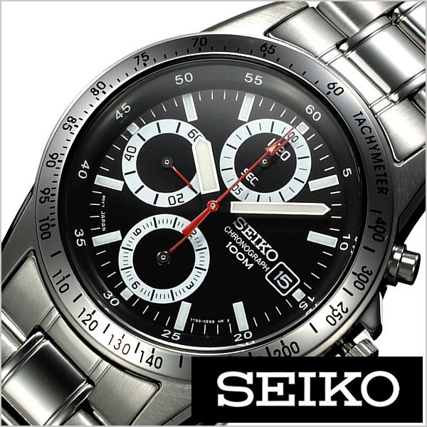 セイコー SEIKO 腕時計 クロノグラフ メンズ時計 SND371PC セール