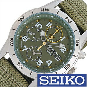 セイコー SEIKO 腕時計 ミリタリー・クロノグラフ メンズ時計 SND377R セール