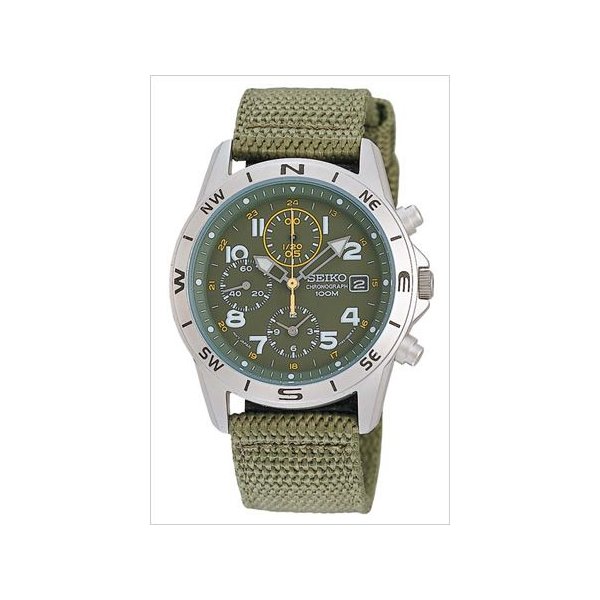 SEIKO（セイコー） 腕時計 ミリタリー・クロノグラフ メンズ時計