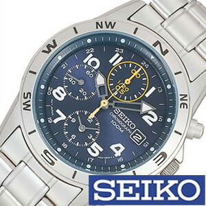 セイコー SEIKO 腕時計 クロノグラフ メンズ時計 SND379P セール