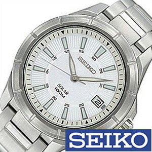 セイコー SEIKO 腕時計 メンズ ホワイト SNE077J1 セール  自動巻き 逆輸入 日本製