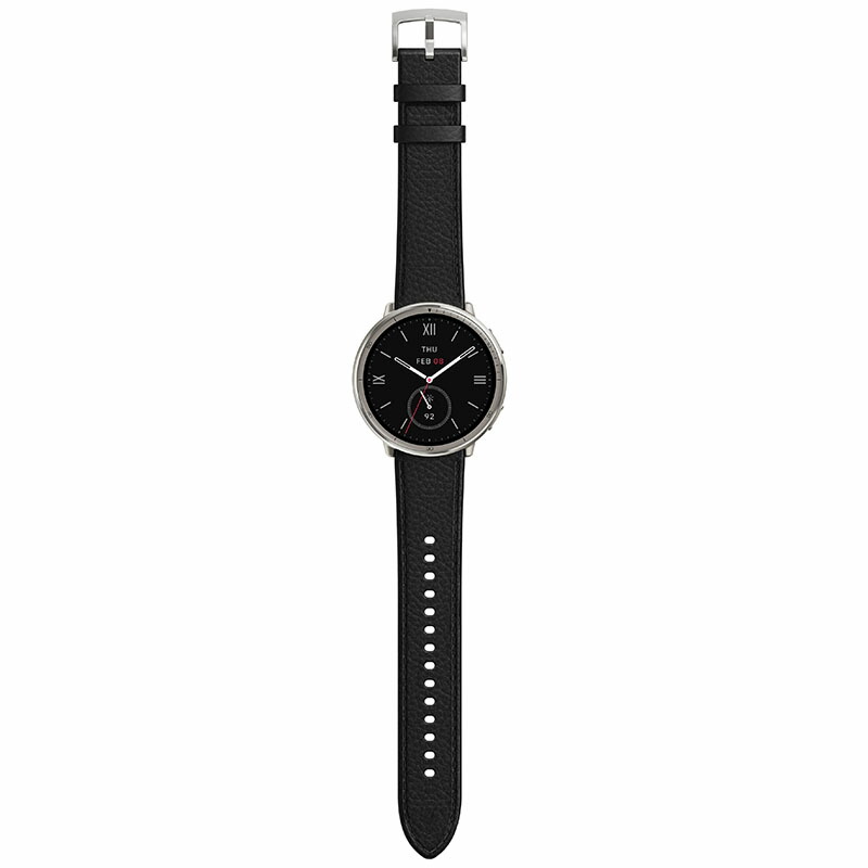 アマズフィット 腕時計 AMAZFIT スマートウォッチ アクティブ2 ユニセックス ブラック レザー SP170073-C225 スポーツ 睡眠 人気 おすすめ おしゃれ プレゼント_4