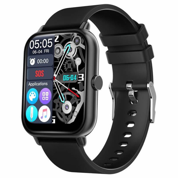 スマートR 腕時計 SMART R 時計 スクエア デザイン iphone対応 Android対応 表面温度測定機能 血中酸素測定機能 通知機能 カロリー計算 心拍数計測 NY-17｜hstyle｜02