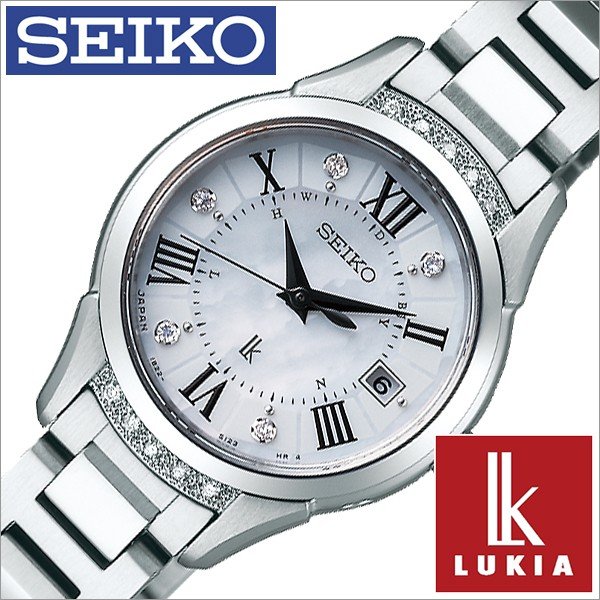 セイコー ルキアヤセ 綾瀬はるか 限定モデル SSVW115 腕時計 SEIKO LUKIA ホワイトシェル