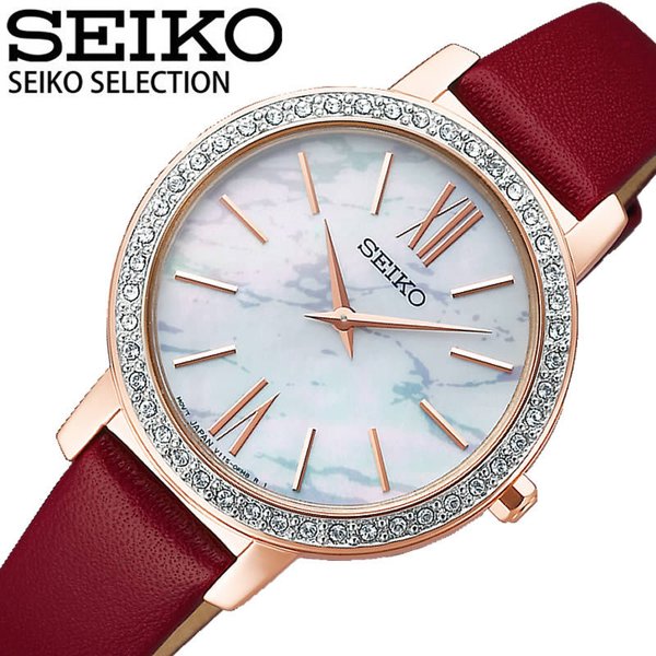SEIKO 腕時計 セイコー 時計 セレクション ナノ・ユニバース SELECTION nano・universe 2020 オータム限定モデル レディース 腕時計 ホワイト（白蝶貝） STPR078