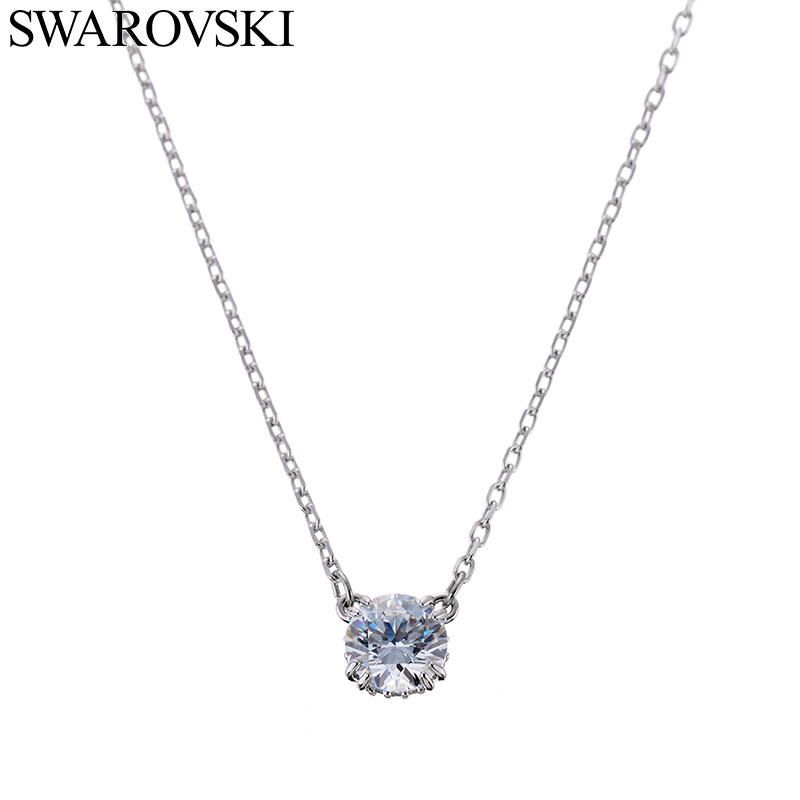 SWAROVSKI ネックレス 5636706 Stilla シルバー ラウンドカット SWAROVSKI ネックレス 5636706 Stilla シルバー ラウンドカット
