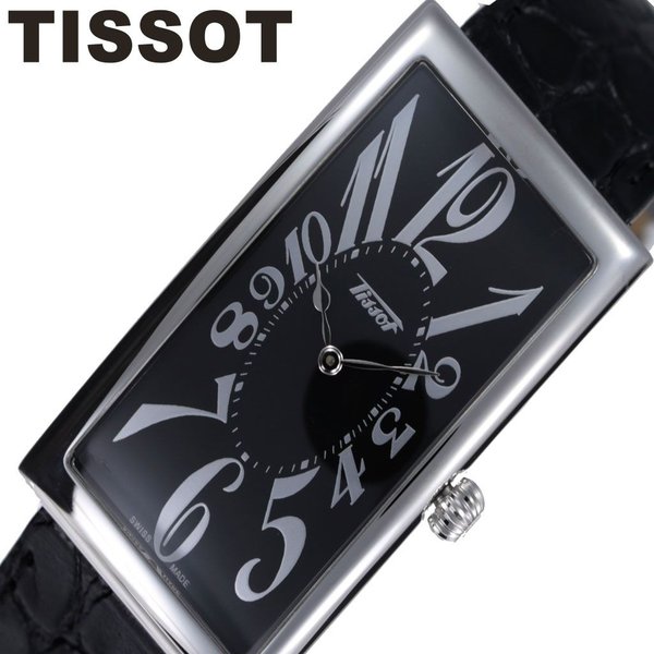 ティソ 腕時計 TISSOT 時計ヘリテージ バナナ HERITAGE BANANA ユニセックス 腕時計 ブラック T1175091605200｜hstyle