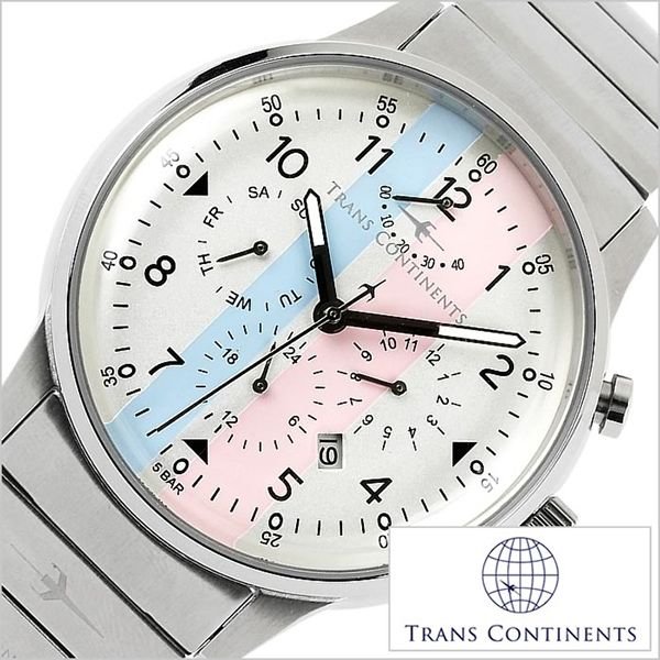 トランスコンチネンツ 腕時計 TRANS CONTINENTS 時計 TAQ-6601-02 メンズ