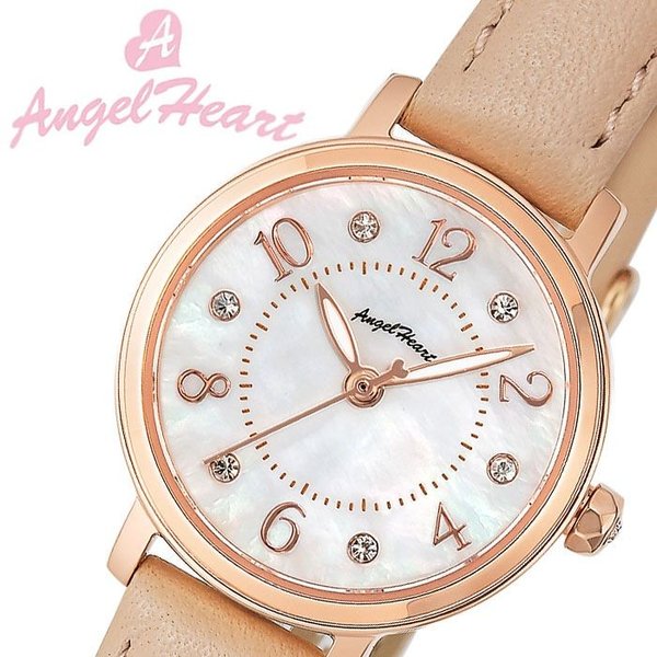 エンジェルハート 腕時計 Angel Heart 時計 トゥインクルハート Twinkle Heart レディース ホワイト  THN24P-PK