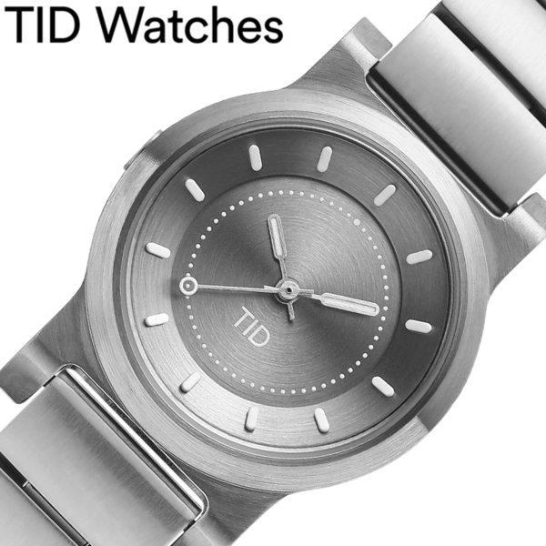 TIDWatches 腕時計 ティッドウォッチズ 時計 No.4 28mm レディース シルバーグレー 40303031