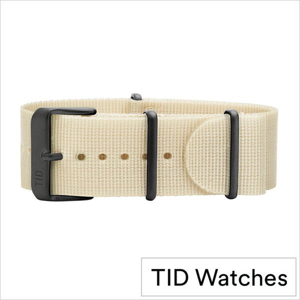 ティッド ウォッチ 時計ベルト TID Watches TID-BELT-BK-NWH メンズ レディース
