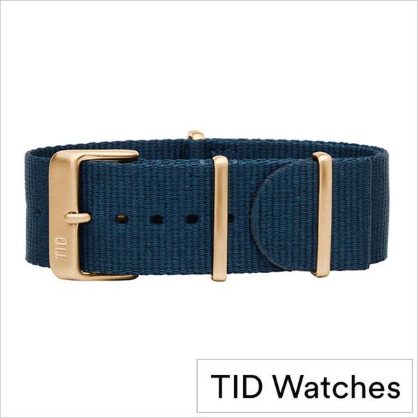 ティッド ウォッチ 時計ベルト TID Watches TID-BELT-GD-NBL メンズ レディース
