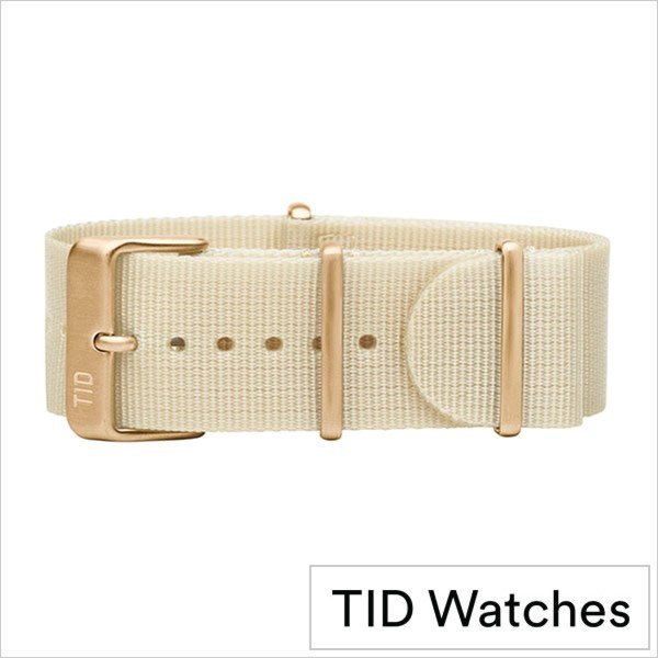 ティッド ウォッチ 時計ベルト TID Watches TID-BELT-GD-NWH メンズ レディース
