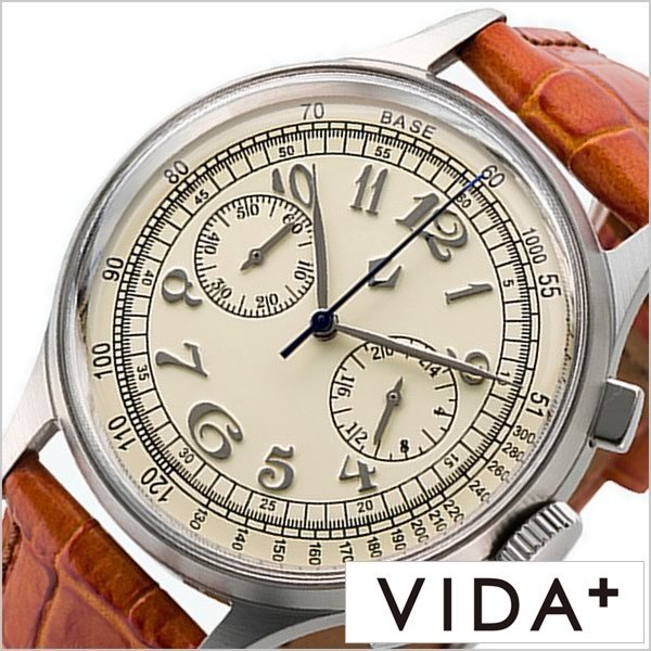 ヴィーダプラス 腕時計 VIDA+ 時計 シュヴァリエ VD-40218-SLV-WH メンズ