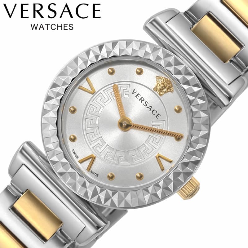 ヴェルサーチ 腕時計 VERSACE 時計 ミニ ヴァニティ MINIVANITY レディース 腕時計 シルバー VEAA00418 ヴェルサーチ イタリア デザイン 高級 話題 人気