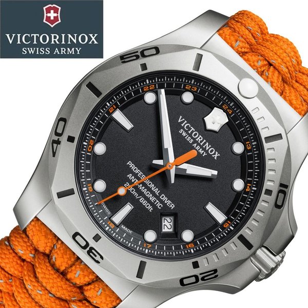 ӥȥΥå ߡ ӻ VICTORINOX  Υå ץեåʥ С I.N.O.X. PROFESSIONAL DIVER  ֥å 241845