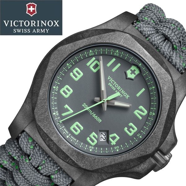 ビクトリノックス スイスアーミー 腕時計 VICTORINOX 時計 イノックス カーボン I.N.O.X. CARBON メンズ グレー 241861