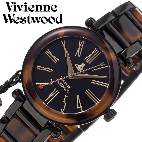 VivienneWestwood 腕時計 ヴィヴィアンウエストウッド 時計 レディース 腕時計 ブラック VV006BKBR｜hstyle