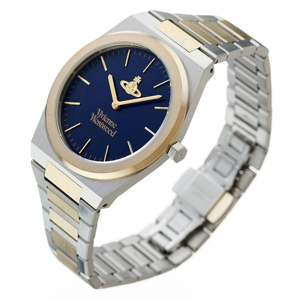 ヴィヴィアン ウエストウッド 腕時計 Vivienne Westwood 時計 ビビアン 男性 向け メンズ VV245DBLSG ラウンド 円形 ブルー ゴールド シルバー ヴィヴィアン ウエストウッド 腕時計 Vivienne Westwood 時計 ビビアン 男性 向け メンズ VV245DBLSG ラウンド 円形 ブルー ゴールド シルバー