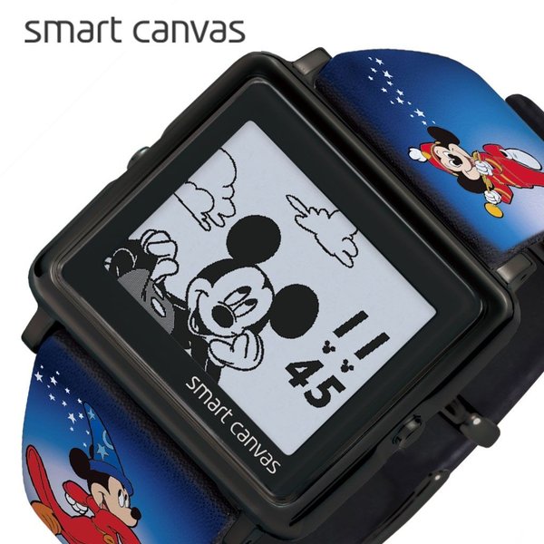 エプソン スマートキャンバス 腕時計 EPSON Smart Canvas 時計 ミッキーマウス W1-DY3047L ユニセックス メンズ レディース