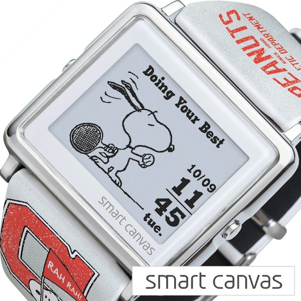 スマートキャンバス腕時計 EPSON 腕時計 エプソン 時計 ピーナッツ スポーツ スヌーピー PEANUTS SPORTS Snoopy  W1-PN50A20