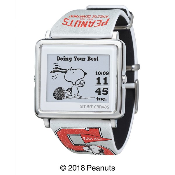 スマートキャンバス腕時計 EPSON 腕時計 エプソン 時計 ピーナッツ スポーツ スヌーピー PEANUTS SPORTS Snoopy  W1-PN50A20