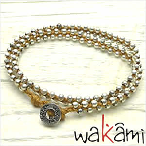 Yahoo! Yahoo!ショッピング(ヤフー ショッピング)wakami アクセサリー ワカミ ブレスレット ダブルラップビッグビーズ ブレスレット マスタード WA0263-17 セール