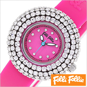 フォリフォリ 腕時計 FolliFollie  レディース ピンク WF2P010ZSP セール