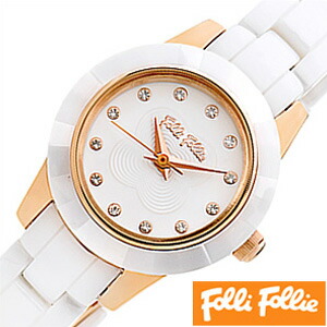 フォリフォリ 腕時計 folli follie 時計 ミニセラミック WF2R028BSS レディース