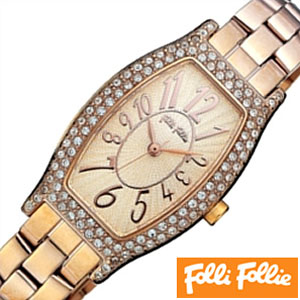 フォリフォリ 腕時計 FolliFollie レディース WF5R084BPP セール