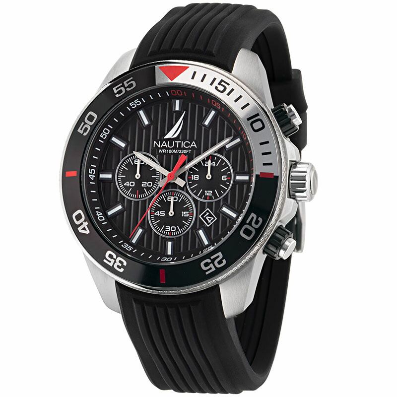 ノーティカ 腕時計 NAUTICA ONE 時計 ノーティカワン BLACK 男性 向け