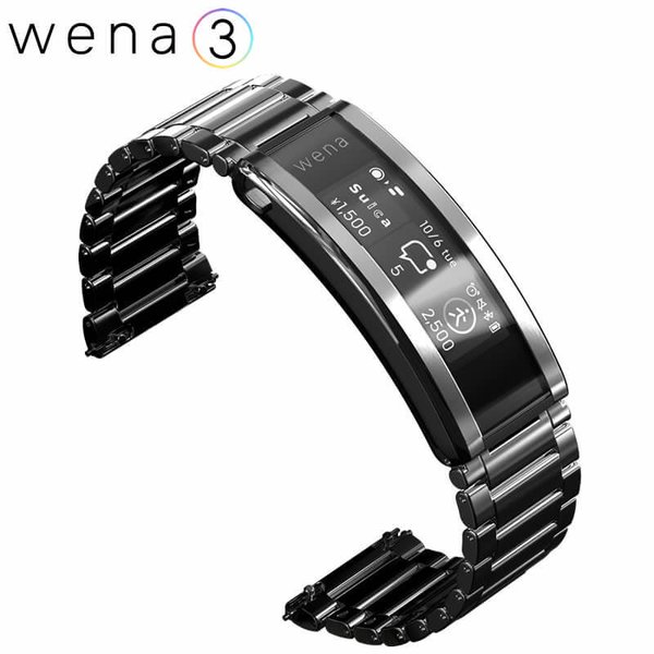 ソニー wena3 ウェナ3 時計バンド SONY ベルト metal SS 金属バンド メタルバンド WNW-B21A-S