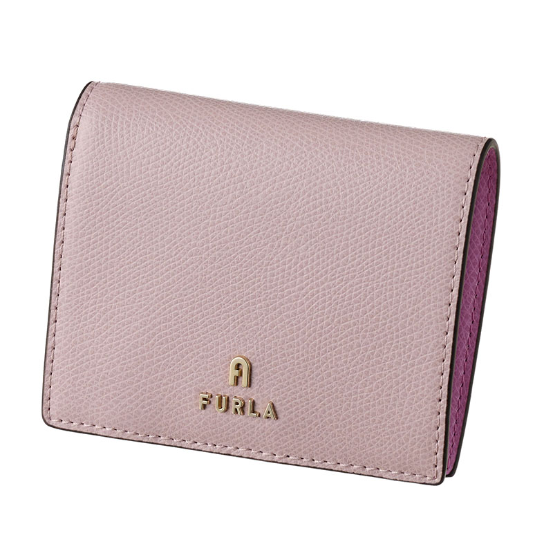 ■新品■未使用■ FURLA フルラ レザー 二つ折り 財布 ウォレット 小銭入れ 札入れ レディース パープル系 BS1865 フルラ FURLA 財布 二つ折り財布 折りたたみ財布 小銭入れ付き WP00314