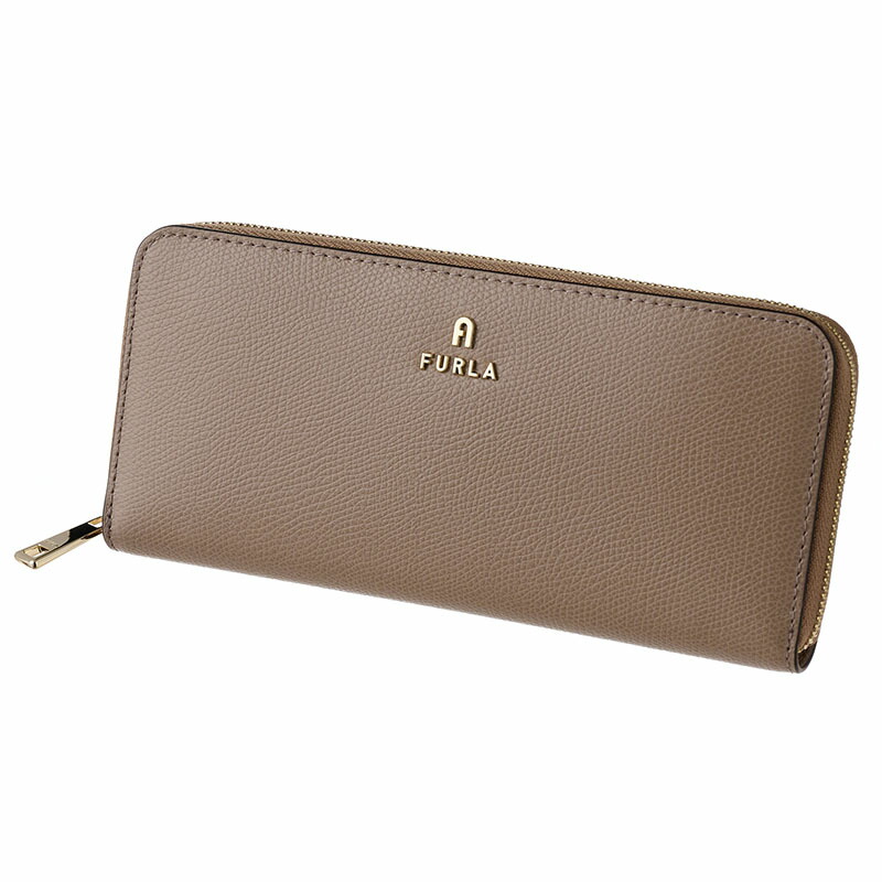 フルラ／FURLA 長財布 財布 ウォレット レディース 女性 女性用レザー 革 本革 グレー 灰色  BABYLON ZIP AROUND バビロン 小銭入れあり ラウンドジップ ラウンドファスナー フルラ FURLA 財布 （グレー） -アウトレット通販 ロコレット (LOCOLET)